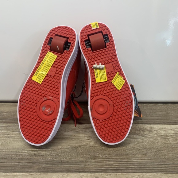 Heelys Mens Pro 20 HES10456 Red Roller Skate Shoes Lace Up Low Top Size 7 NEW